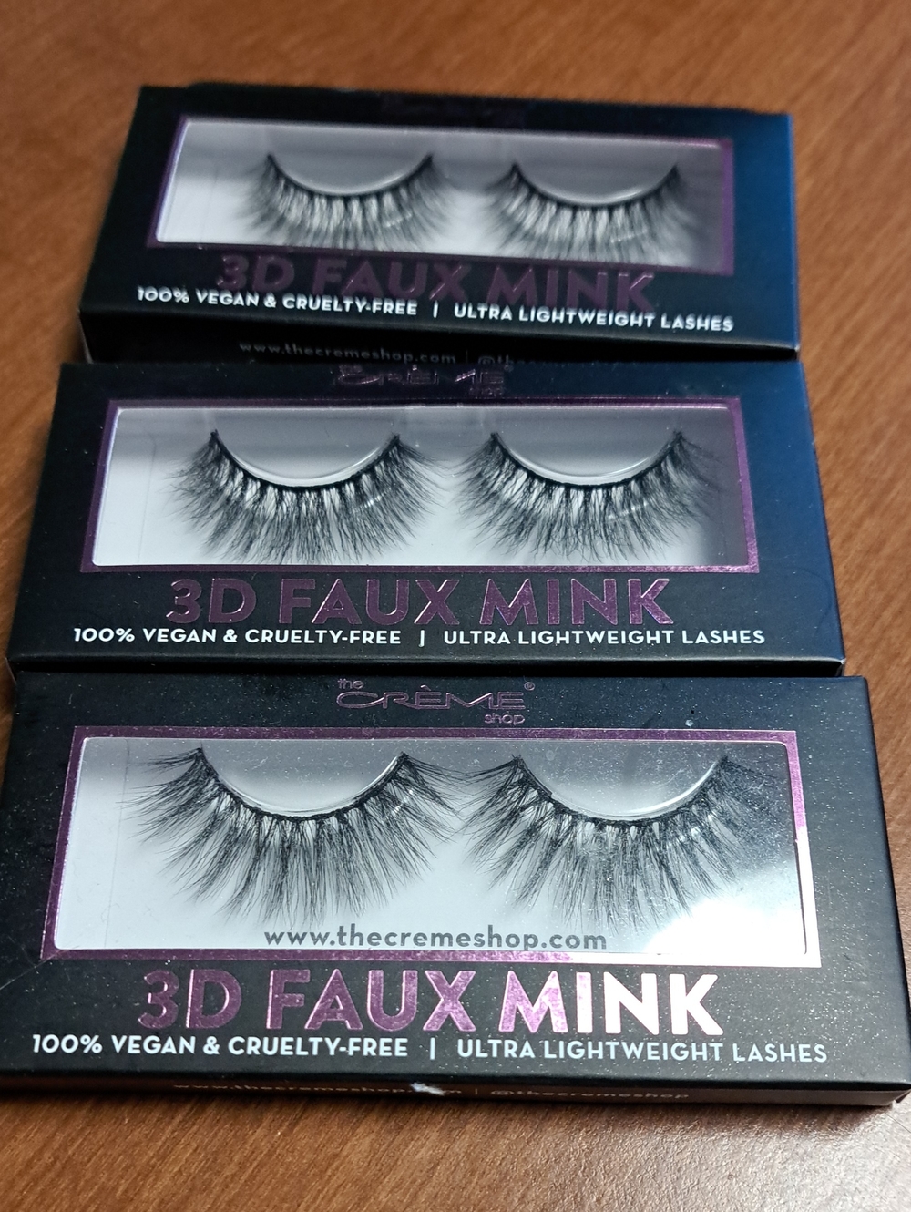 The Creme Shop 3D Faux Mink Lashes - Black